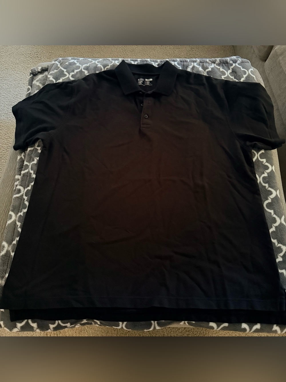 5.11 Tactical Black Men's Polo Shirt